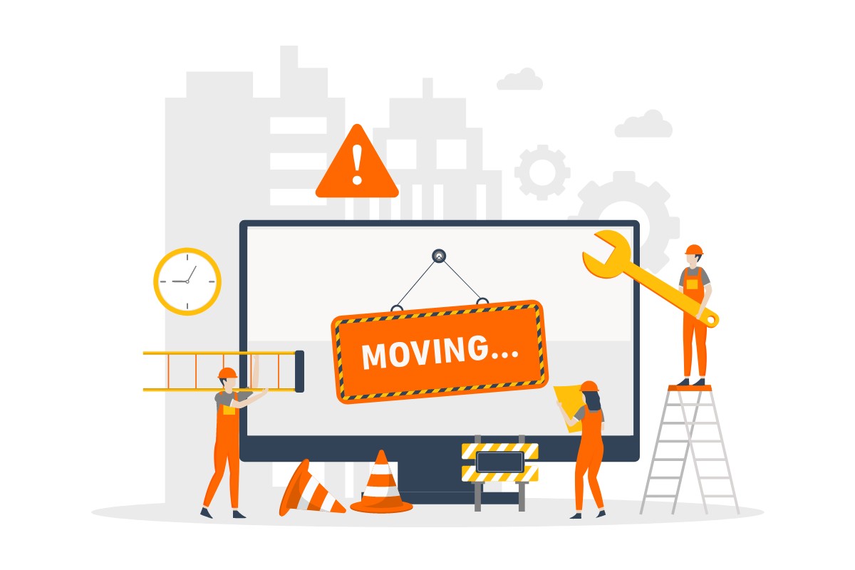 ecommerce platform migration illustration